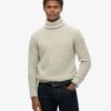 The Merchant Store – Textured Roll Neck Jumper