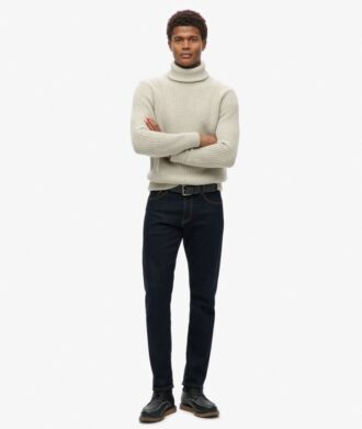 The Merchant Store – Textured Roll Neck Jumper
