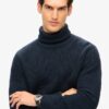 The Merchant Store – Textured Roll Neck Jumper
