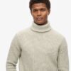 The Merchant Store – Textured Roll Neck Jumper