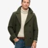 The Merchant Store – Wool Blend Pea Coat The Merchant Store – Wool Blend Pea Coat