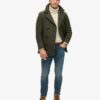 The Merchant Store – Wool Blend Pea Coat The Merchant Store – Wool Blend Pea Coat