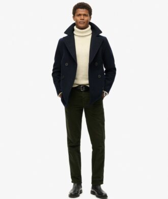 The Merchant Store – Wool Blend Pea Coat