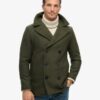 The Merchant Store – Wool Blend Pea Coat The Merchant Store – Wool Blend Pea Coat