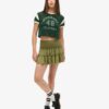 Tiered Jersey Mini Skirt