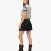 Tiered Jersey Mini Skirt