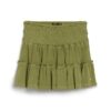 Tiered Jersey Mini Skirt