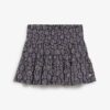 Tiered Jersey Mini Skirt