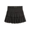 Tiered Jersey Mini Skirt