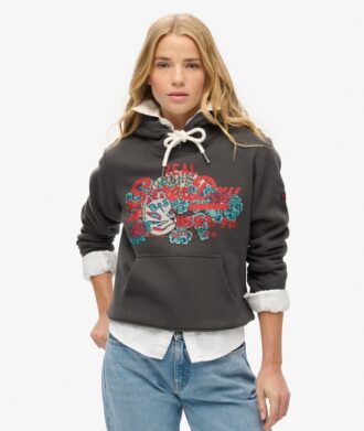 Tokyo Vintage Logo Graphic Hoodie