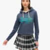 Tonal Vintage Logo Graphic Hoodie
