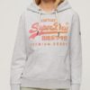 Tonal Vintage Logo Graphic Hoodie