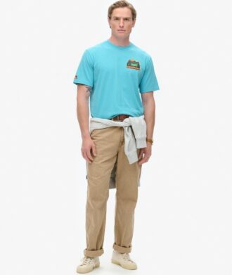 Travel Postcard Chest Print T-Shirt