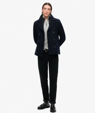 Two in One Wool Pea Coat