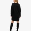 V Neck Knit Jumper Dress
