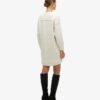V Neck Knit Jumper Dress