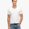 V-Neck Slub Short Sleeve T-Shirt