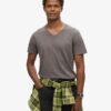 V-Neck Slub Short Sleeve T-Shirt