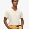 V-Neck Slub Short Sleeve T-Shirt