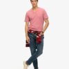 V-Neck Slub Short Sleeve T-Shirt