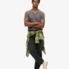 V-Neck Slub Short Sleeve T-Shirt