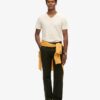 V-Neck Slub Short Sleeve T-Shirt