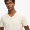 V-Neck Slub Short Sleeve T-Shirt