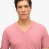 V-Neck Slub Short Sleeve T-Shirt