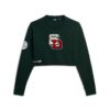 Varsity Cropped Crew Jumper Varsity Cropped Crew Jumper