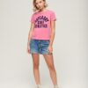 Varsity Flocked Fitted T-Shirt