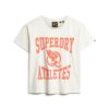Varsity Flocked Fitted T-Shirt