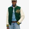 Varsity Wool Bomber Jacket