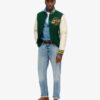 Varsity Wool Bomber Jacket