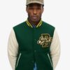 Varsity Wool Bomber Jacket