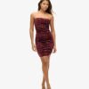 Velvet Bandeau Mini Dress