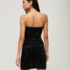 Velvet Bandeau Mini Dress