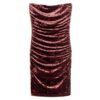 Velvet Bandeau Mini Dress