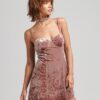 Velvet Cupped Mini Cami Dress