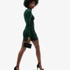 Velvet Long Sleeve Mini Dress