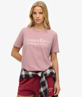 Venue Metallic Relaxed T-Shirt