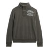 Vintage Athletic Half Button Sweatshirt