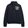 Vintage Athletic Half Button Sweatshirt