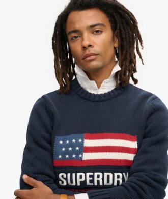 Vintage Athletic Knit Jumper