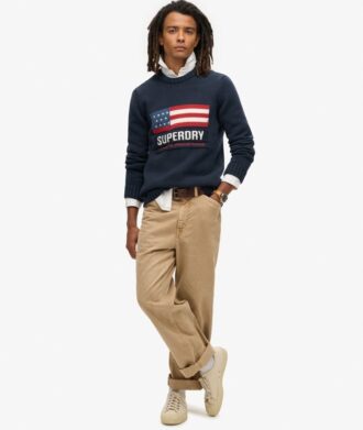 Vintage Athletic Knit Jumper