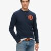 Vintage Athletic Long Sleeve Henley Top