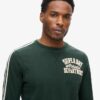 Vintage Athletic Long Sleeve Striped Top