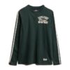 Vintage Athletic Long Sleeve Striped Top