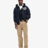 Vintage Athletic Zip Hoodie