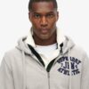 Vintage Athletic Zip Hoodie