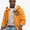 Vintage Athletic Zip Hoodie